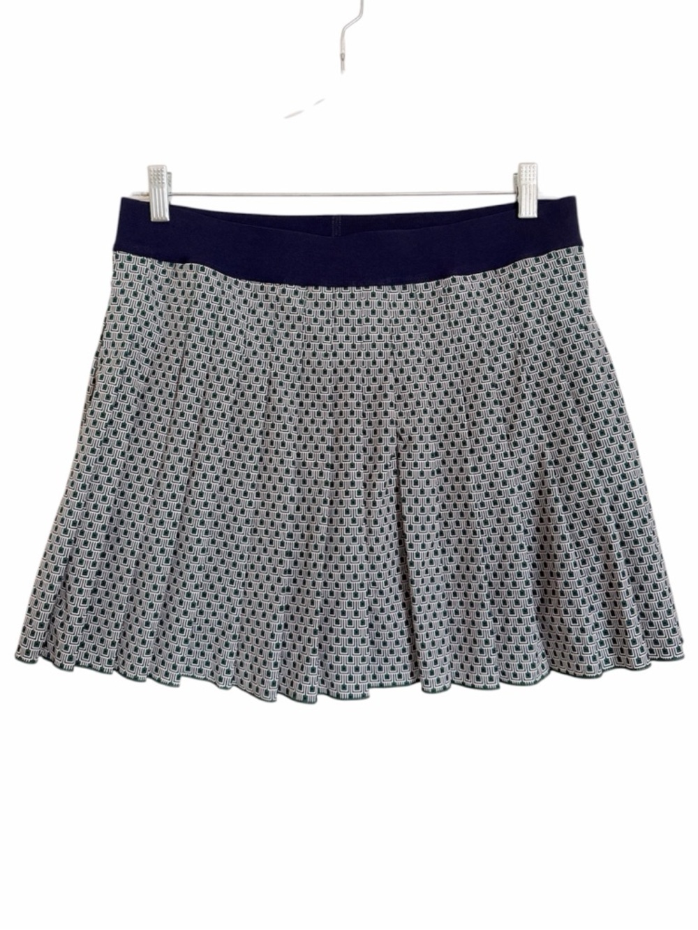 RNWK Renwick Geo Print Pleated Active Preppy Tennis Pickleball Golf Skort size L